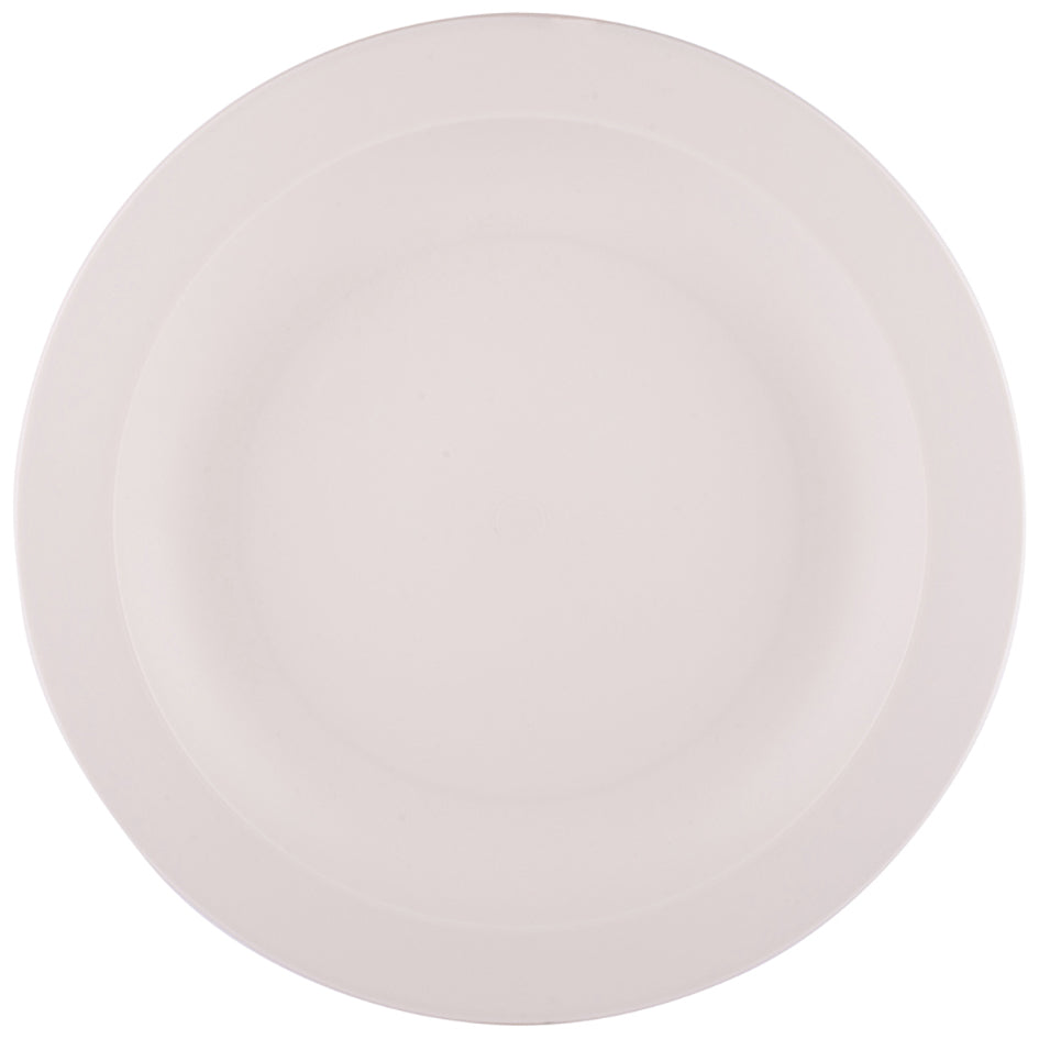 Tallerken Flergangs Ø24,5xH1,8cm PP Beige,stk