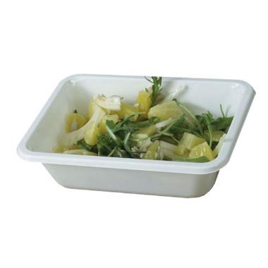Bakke 1-rum 2171-1F 665 ml 171.4x126.5x50 mm CPET Hvid,696 stk/krt