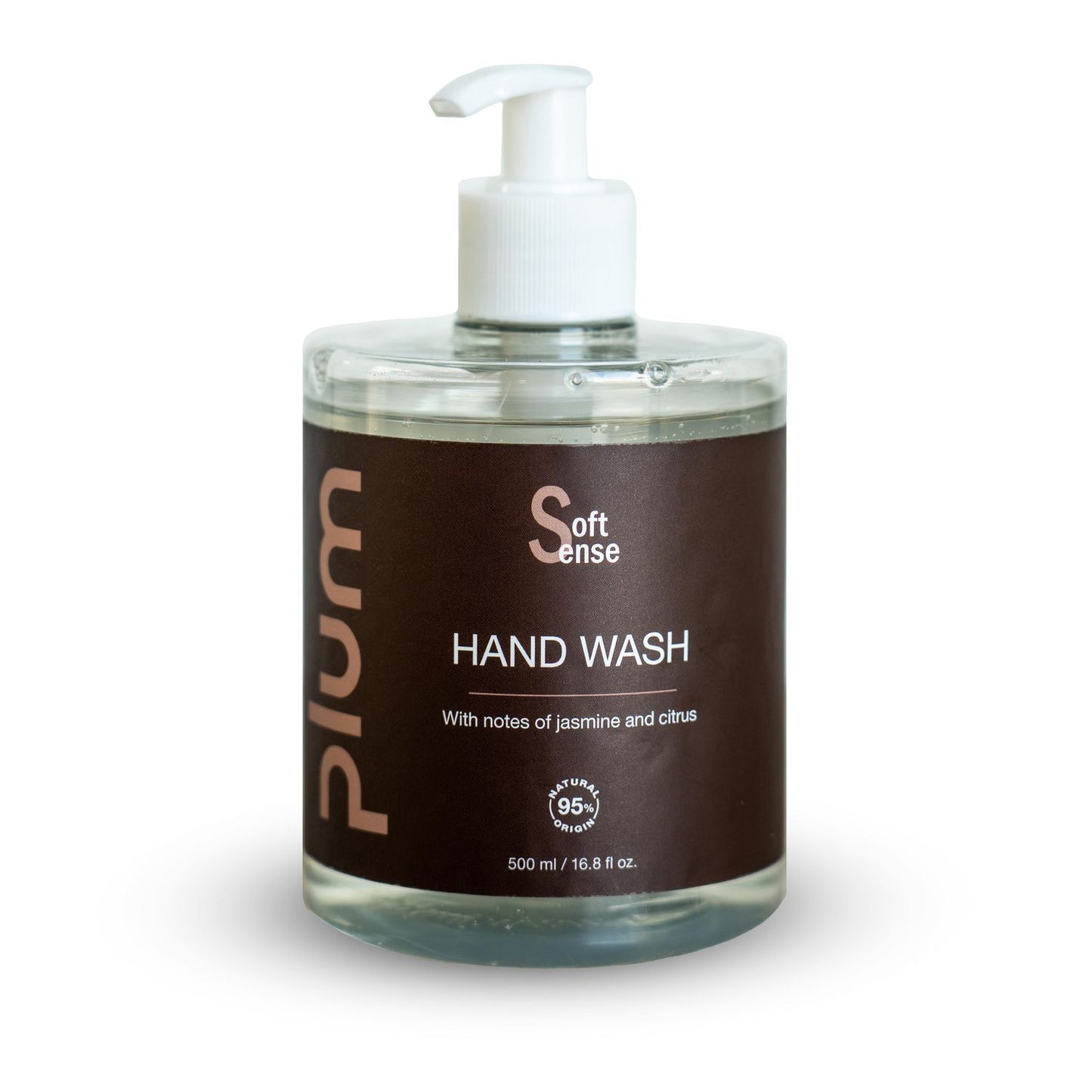 Håndsæbe Plum Soft Sense 500ml Uden Farve Med Parfume,12 stk x 500 ml/krt