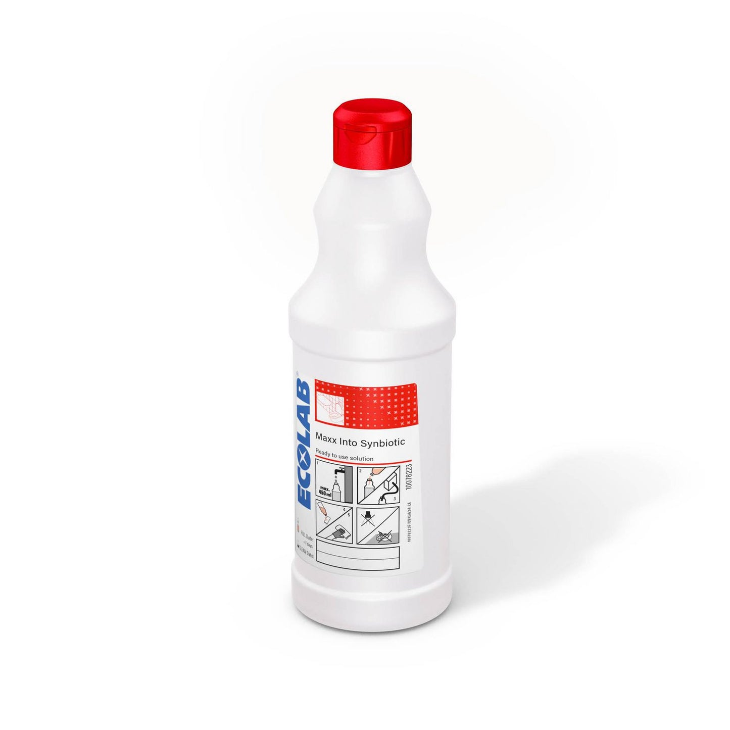 Flaske Tom 500ml Til Påfyldning Af MAXX INTO Synbiotic Hvid,6 fl x 500 ml/krt