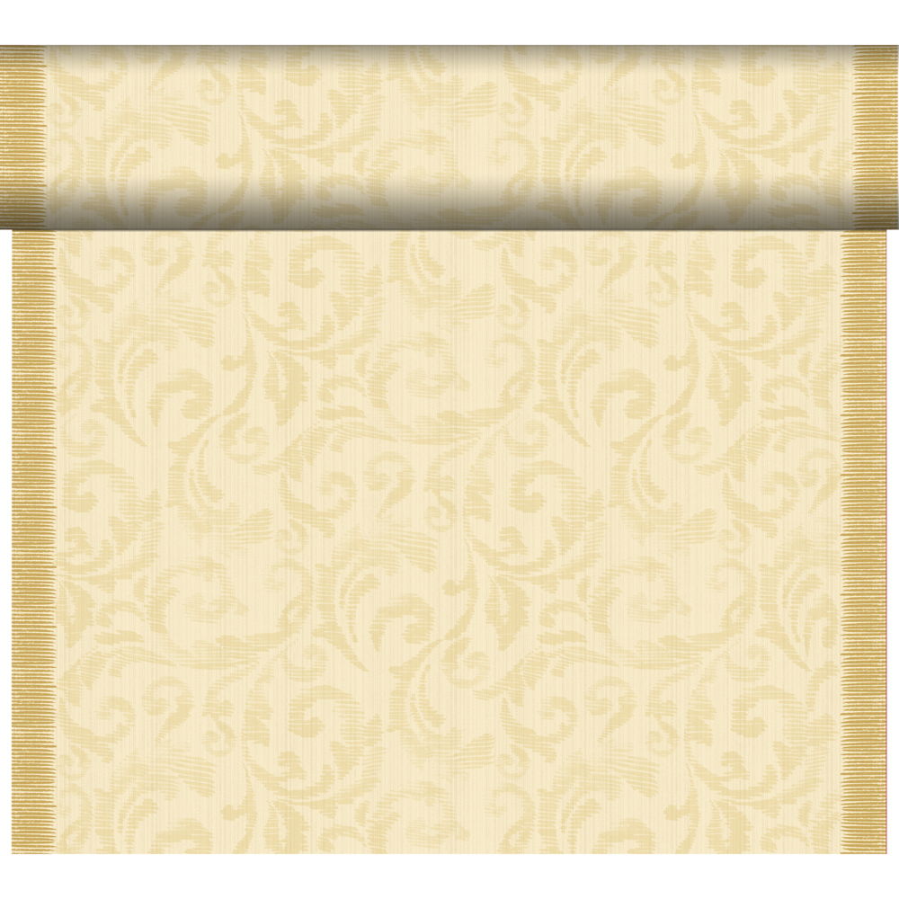 Kuvertløber Bio Dunicel Tête-à-tête 0.4x24m Rich Damast Cream,rl