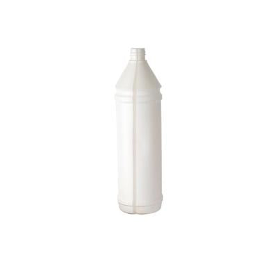 Flaske Tom Dosering 1000ml med Målestreg uden Kapsel/Tryk Hvid,fl