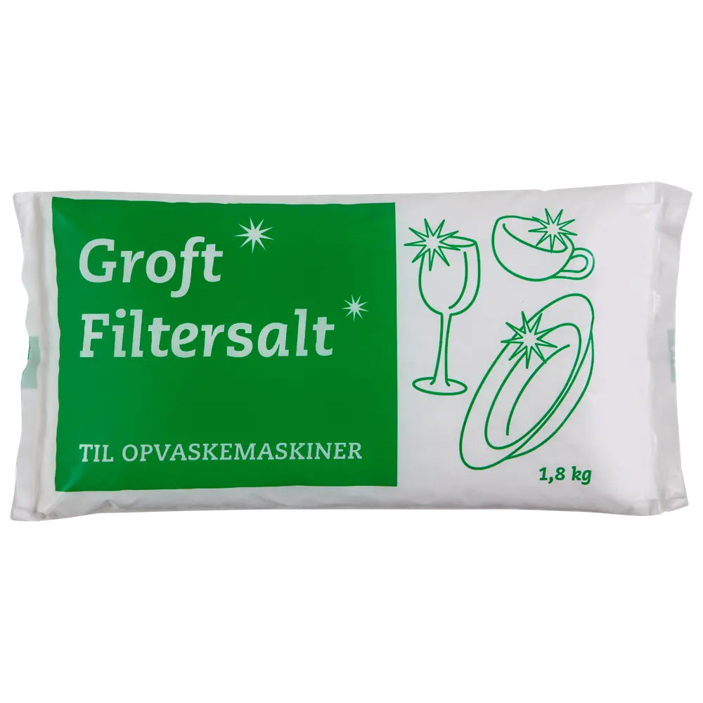 Maskinopvask Filtersalt groft 1,8 kg.,6 stk/krt