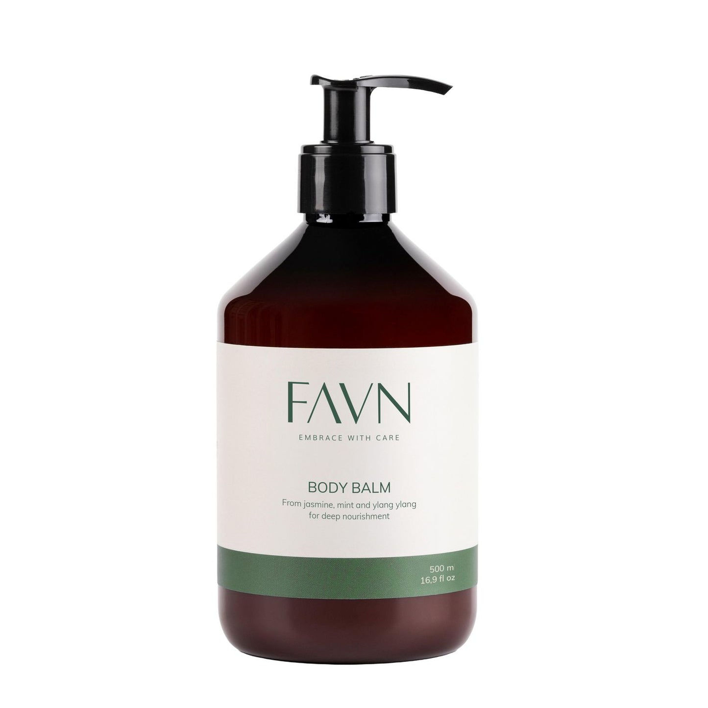 Hudcreme FAVN Body Balm Jasmint 500ml med Parfume/Pumpe,12 fl x 500 ml/krt