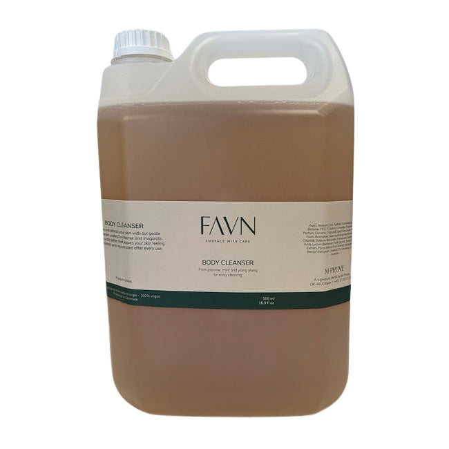Sæbe Flydende FAVN Body Cleanser Jasmint 5ltr med Parfume Refill,5 ltr/dnk