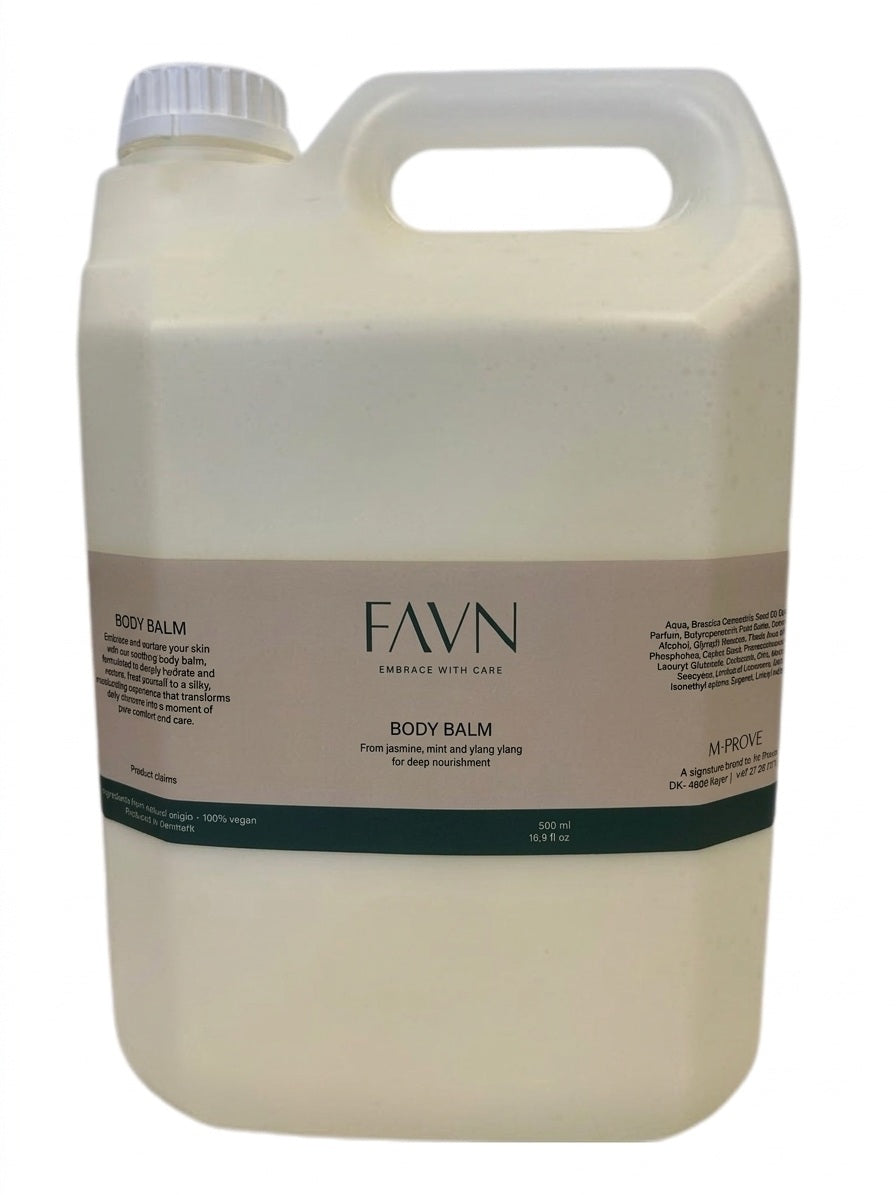 Hudcreme Bodybalm FAVN Jasmint 5ltr med Parfume Refill,5 ltr/dnk