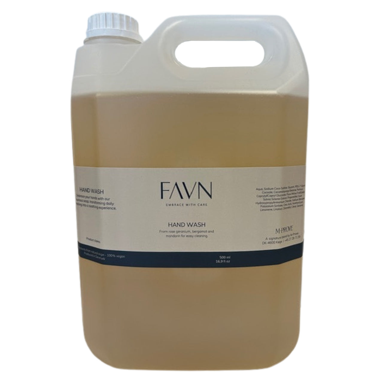 Håndsæbe Flydende FAVN Hand Wash Green Harmony 5ltr med Parfume Refill,5 ltr/dnk