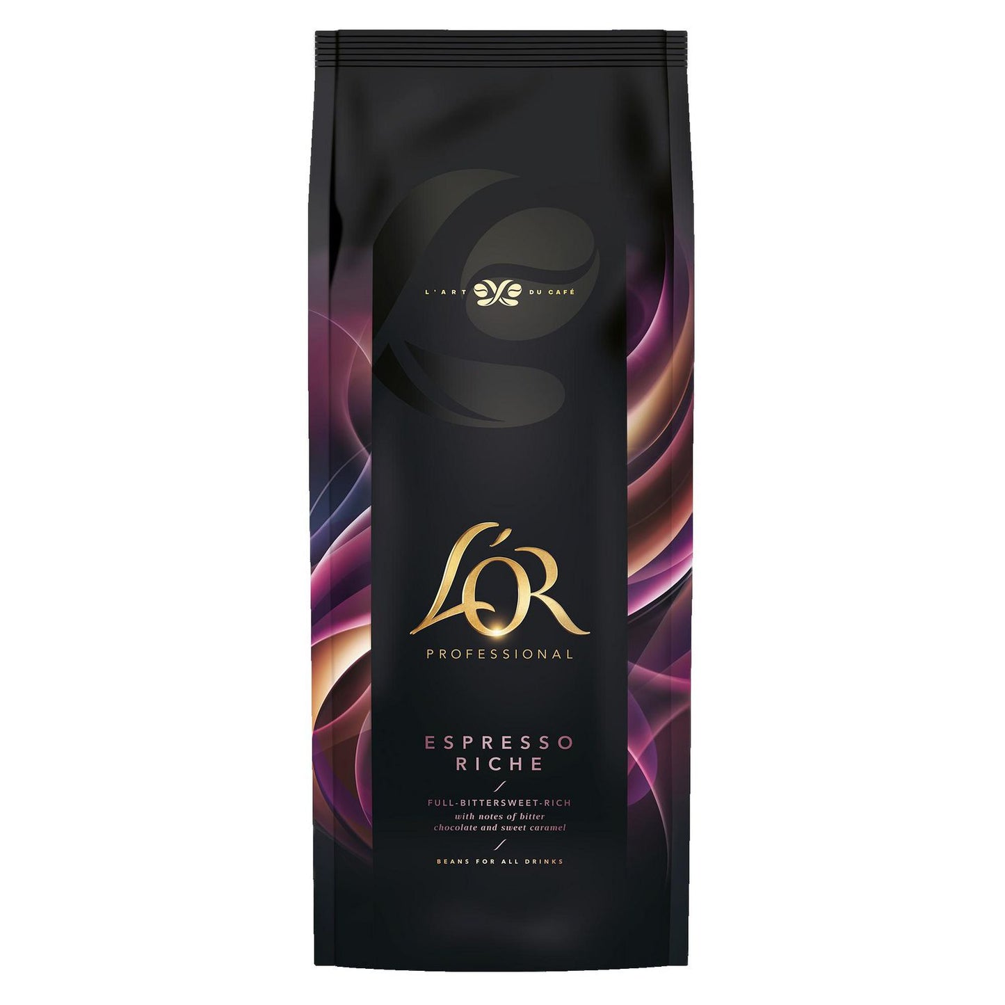 Kaffe L'OR Riche Espresso 1kg Hele bønner,6 ps/krt