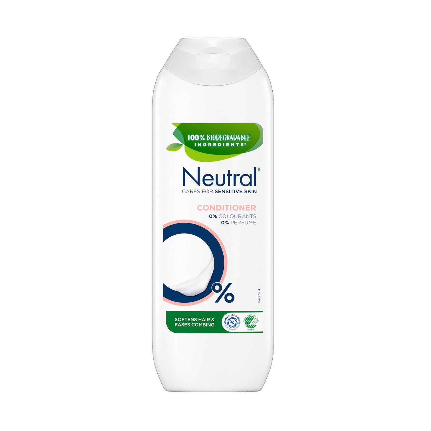 Balsam Neutral 250ml Svanemærket/Allergimærket uden Farve/Parfume Snaplåg,8 fl x 250 ml/krt