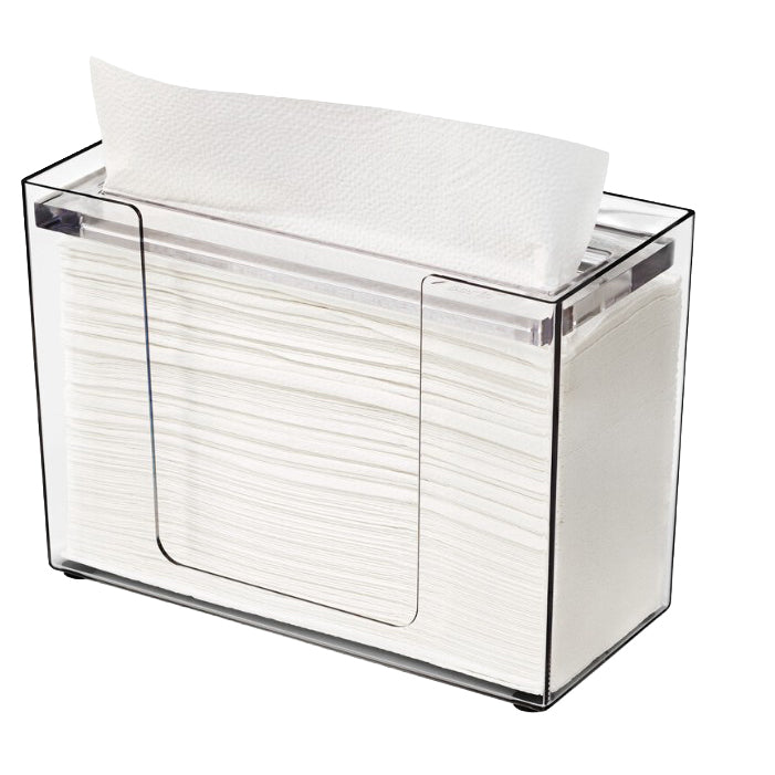 Dispenser Katrin Håndklædeark Bordmodel L22.5xW10.5xH16.5cm Plast Klar,1 stk