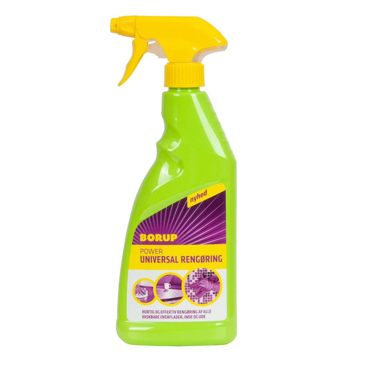Universalrengøring Ovfl/Inv Borup Power Universal Rengøring 500ml m Spray u Parf,500 ml/fl