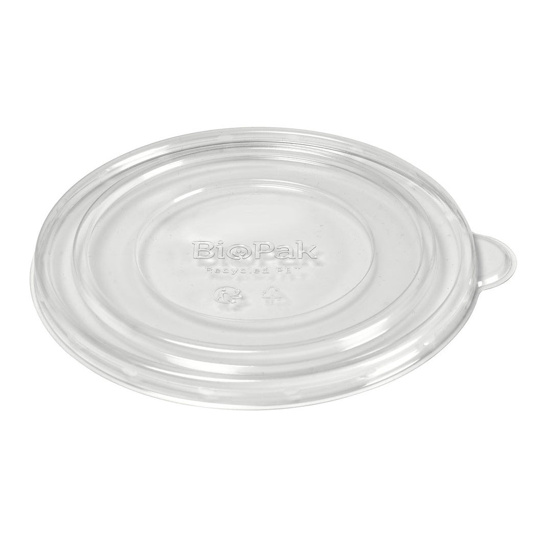 Plastlåg Ø166xH10mm til salatskål 500/700 ml Ronda Wide Transparent,5 pk x 50 stk/krt