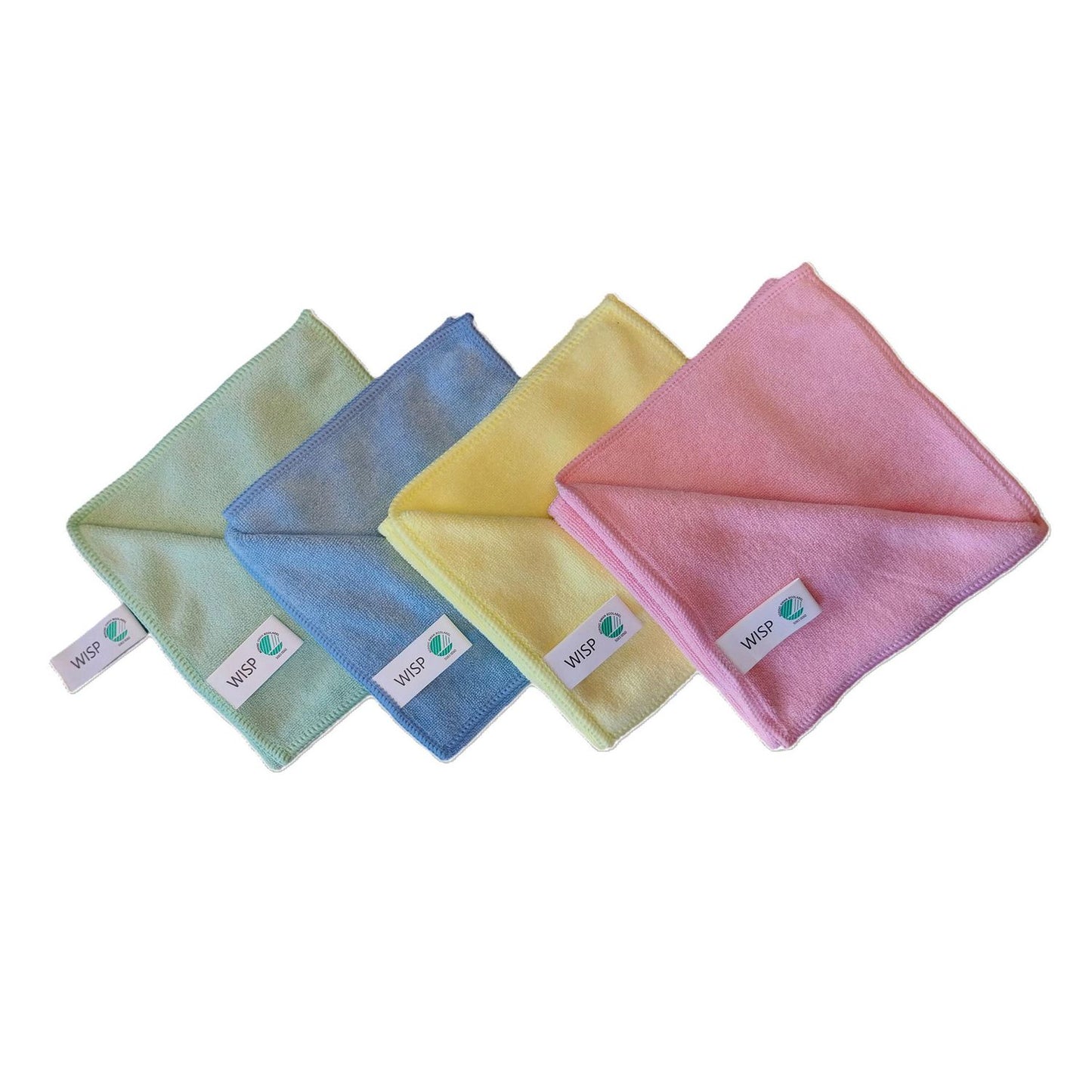 Microfiberklud 32X32cm Svanemærket Blå,20 pk x 10 stk/krt