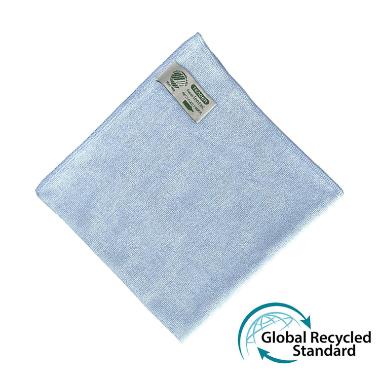 Microfiberklud Super Tentax 40x40cm Svanemærket Blå 70% genanvendt,10 stk/pk