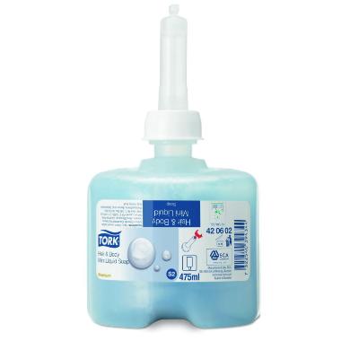 Sæbe Flydende Tork Shower Cream Premium Mini S2 med Farve/Parfume 475 ml Blå,475 Ml/fl
