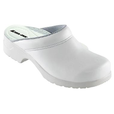 Træsko Tøffel str 44 med Polstring/Chock absorbering Hvid,1 Par