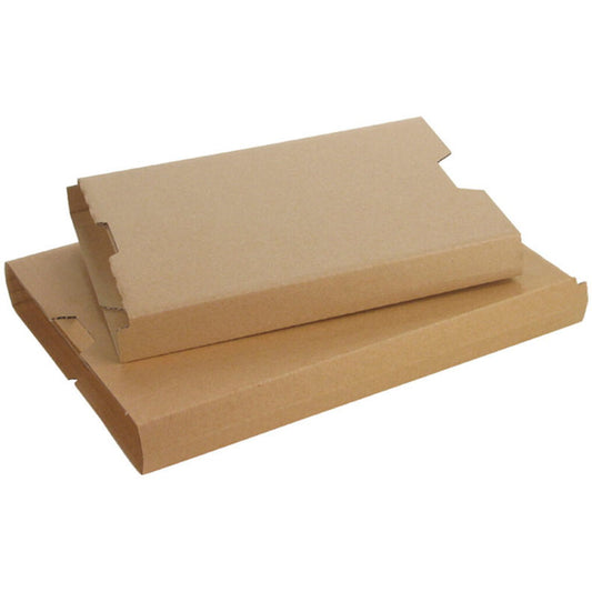 Bogemballage 305x250x10-110mm brun 50stk