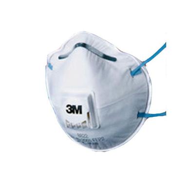 Maske Sikkerhed 3M 8822 P2 mod tørre partikler/væskeformige aerosoler,stk