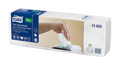 Serviet Tork N4 Premium 165x213 mm 2-lag Interfold Hvid ( 1000 stk )