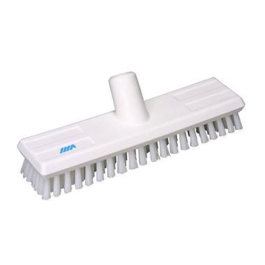 Gulvskrubbe stiv L270mm med vandgennemløb hvid,stk