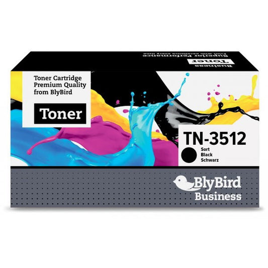 BlyBird TN-3512 Sort Lasertoner, 12.000 sider