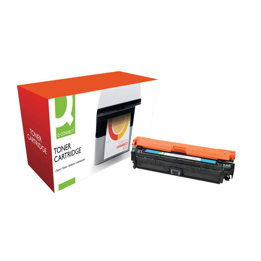 Q-connect 651A CE341A lasertoner cyan 16.000 sider