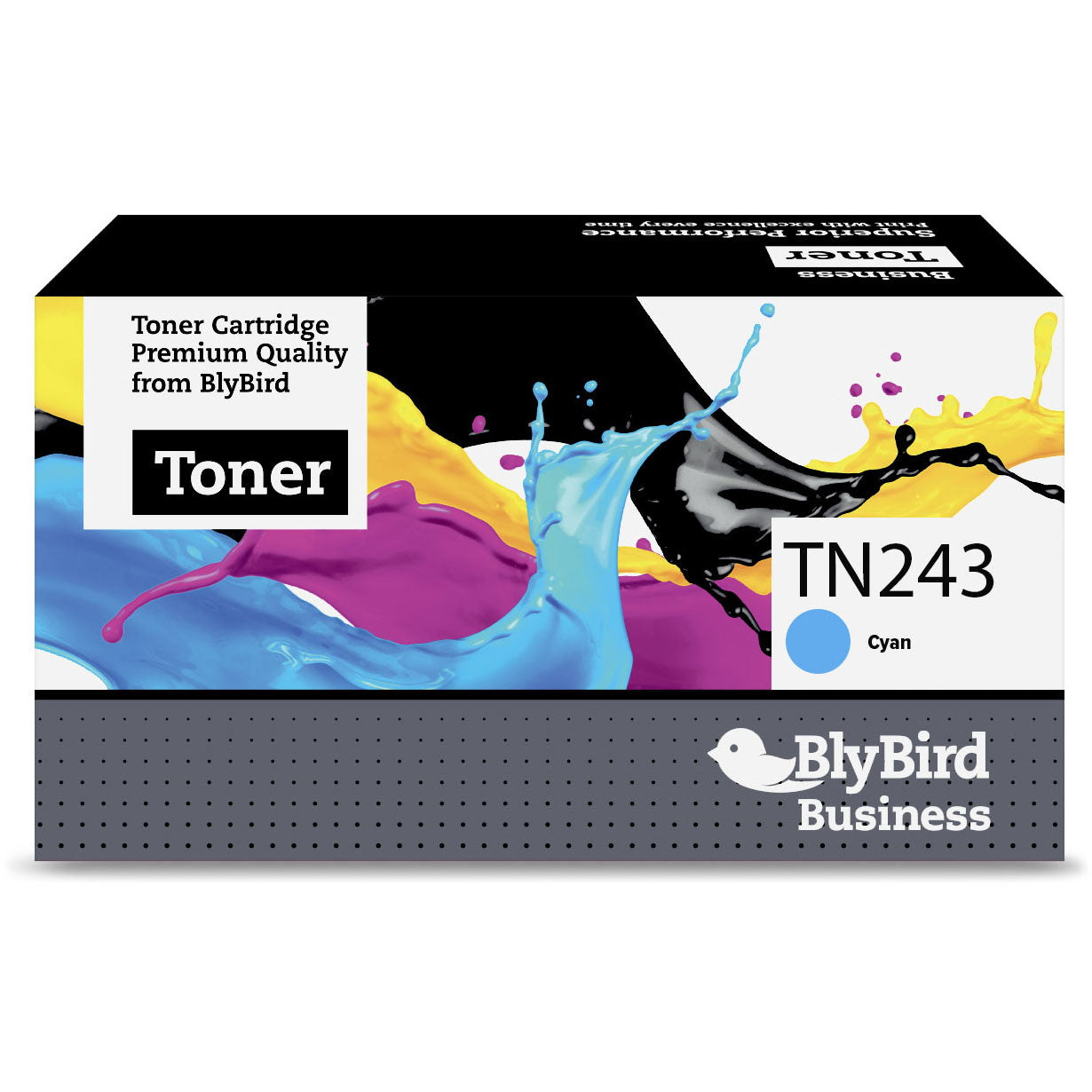 BlyBird TN243C Cyan Lasertoner, 1.000 sider