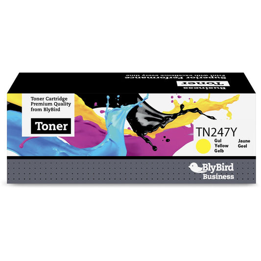 BlyBird TN247Y Gul Lasertoner, 2.300 sider