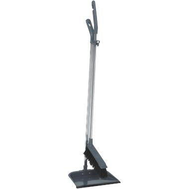 Fejebakke Vikan langskaftet 900mm plast/metal med kost grå,stk