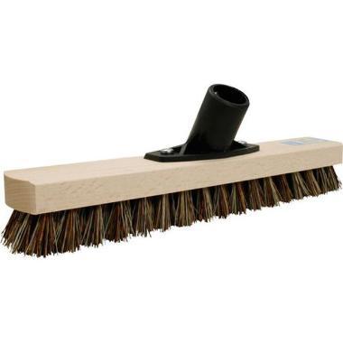 Gulvskrubbe 30.5 cm Stiv med Socket Union børstehår Træ,stk