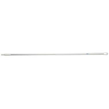 Skaft 150 cm med Gevind Aluminium Hvid,stk