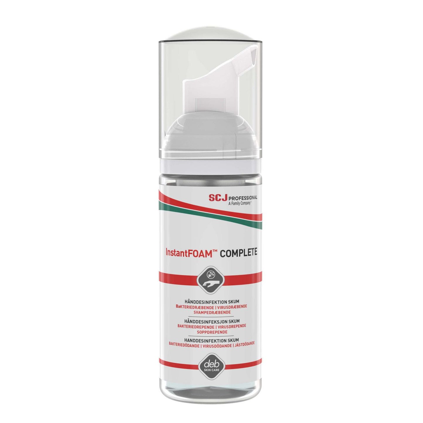 Hånddesinfektion Skum Deb InstantFOAM Complete 80% Ethanol med Pumpe 47 ml,47 ml/stk