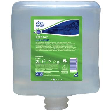 Cremesæbe Estesol Lotion PURE Blomstermærket u Farve/Parfume til Dispenser 2 ltr,2 Ltr/fl