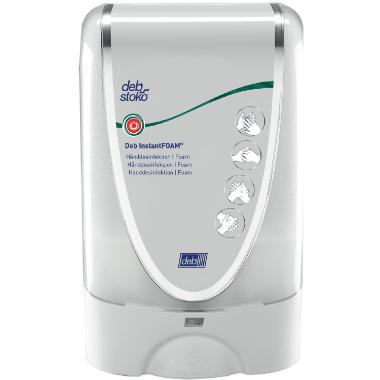 Dispenser Hånddesinfektion Skum InstantFoam TouchFree Hvid Berøringsfri til 1ltr,stk
