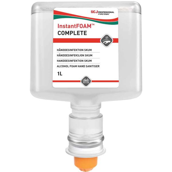 Hånddesinfektion Skum InstantFOAM Complete 1ltr med 80% Ethanol t/TouchFREE disp,1 ltr/fl