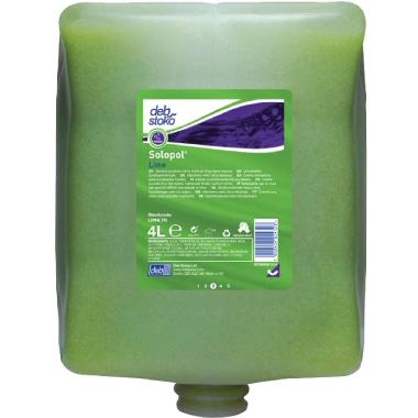 Håndrens Solopol Lime med parfume til Cleanse Heavy 4000 dispensere 4 ltr Grøn,4 ltr/fl