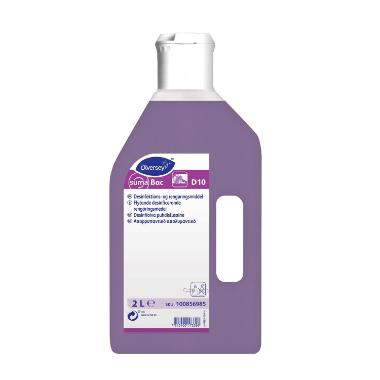 Desinfektion Suma Bac Conc D10 Kvartenær ammoniumklorid til Overflader 2 ltr,2 ltr/dnk