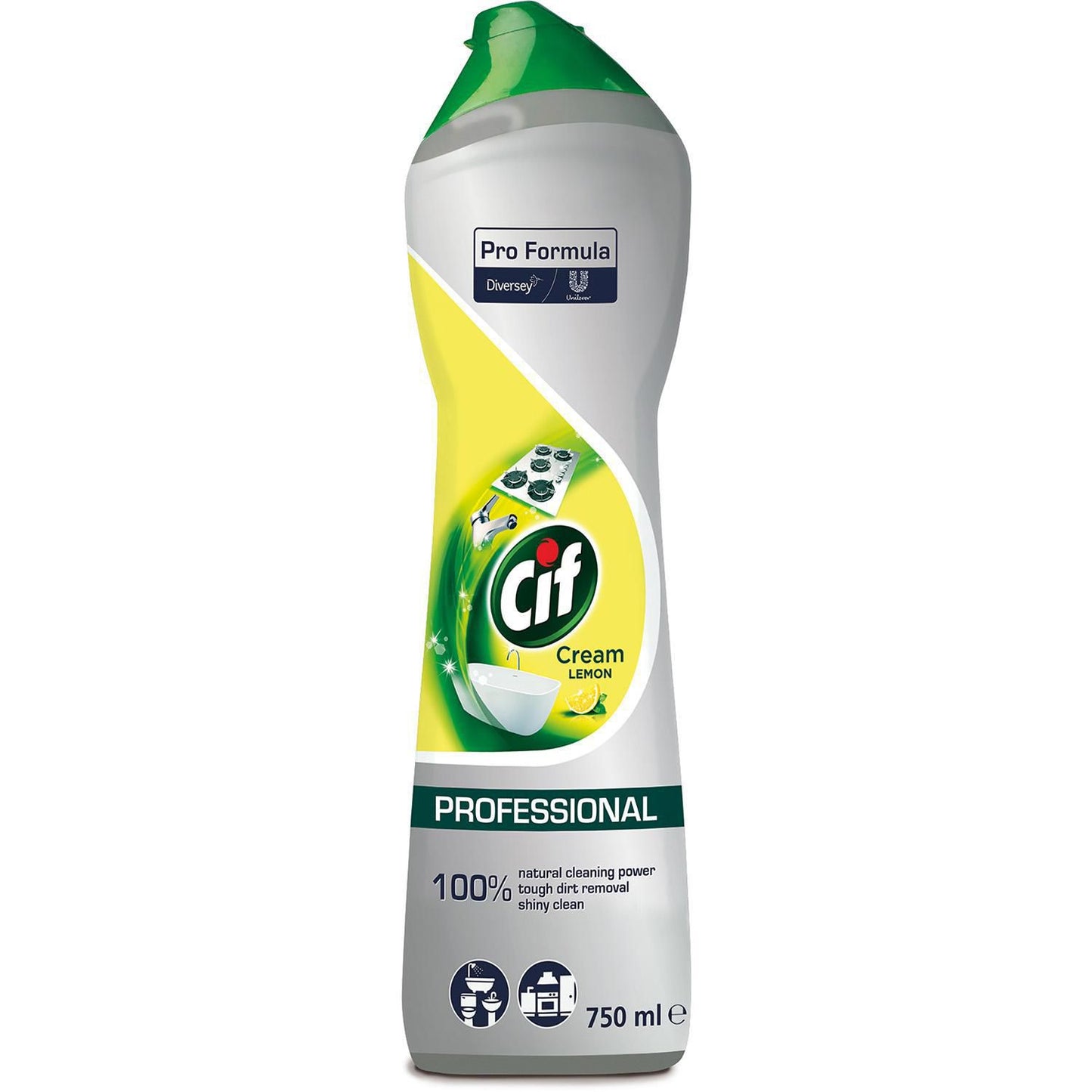 Skurecreme Cif Pro Formula Cream Lemon 750ml med Parfume,750 ml/fl