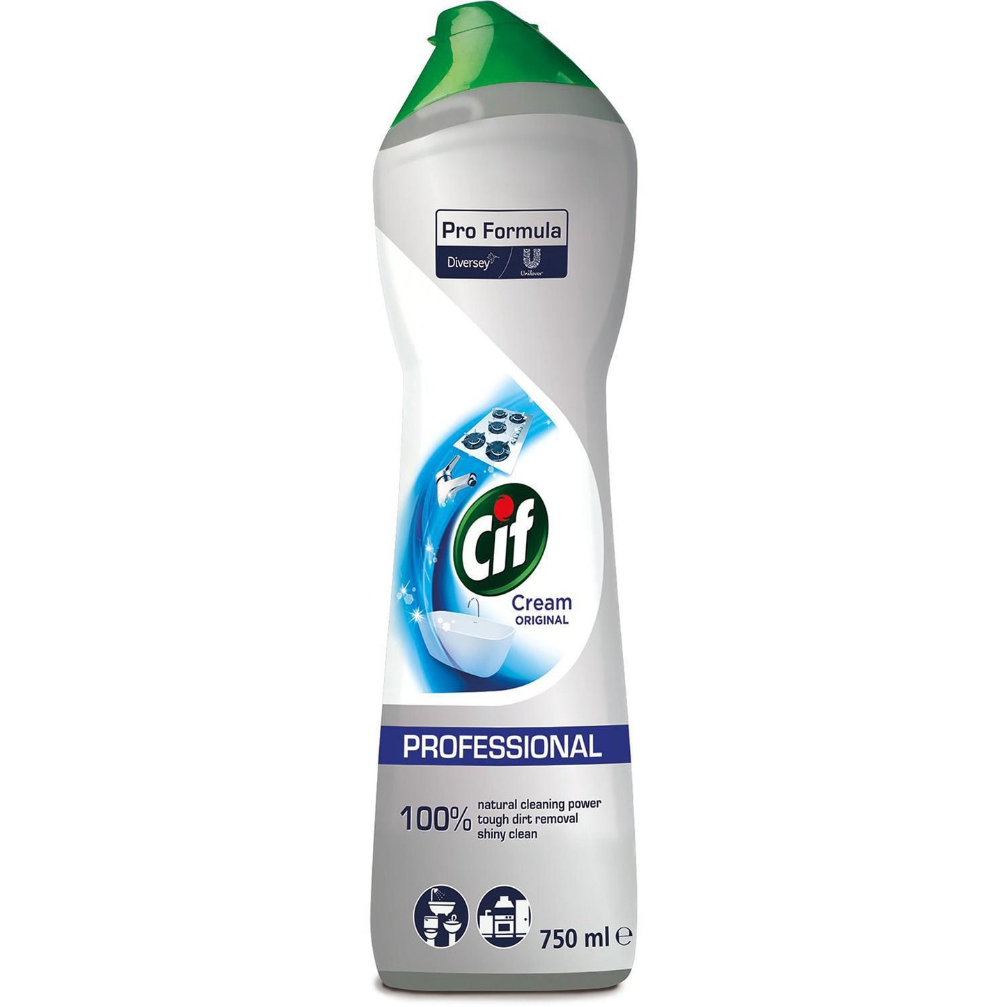 Skurecreme Cif Pro Formula Cream Original 750ml med Parfume,750 ml/fl