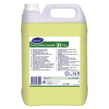 Polishfjerner Jontec Linosafe F1g lavalkalisk til stripning af linoleum 5 ltr,5 ltr/dnk
