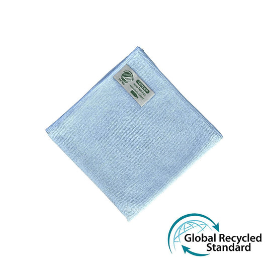 Microfiberklud Super Tentax 32x32cm Svanemærket Blå 70% genanvendt,10 stk/pk