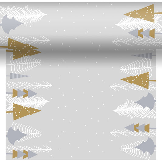 Bordløber, Winter Trees, 0,4 m x 4,8 m, perforeret hver 40 cm