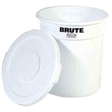 Affaldsbeholder Brute 75 ltr Ø495x581 mm PE Hvid,stk