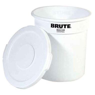 Låg hvid til Brute container,stk