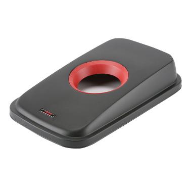 Låg Geo 29x49x9 cm Rund åbning Sort/Rød til 20226-2/20227-2,stk