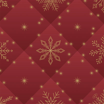 Middagsserviet, 1/4 Fold, 3-lags, 40x40, Rhombus Bordeaux, Dunisoft, ( 60 stk )