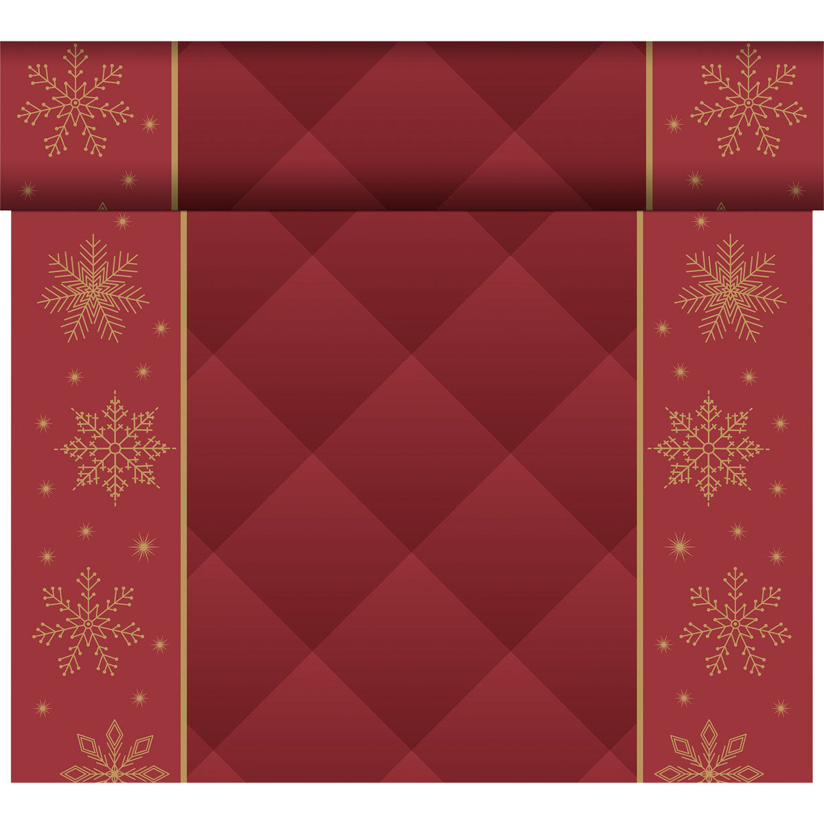 Kuvertløber Dunicel 40cm x 24m - Rhombus Bordeaux (1 rulle)