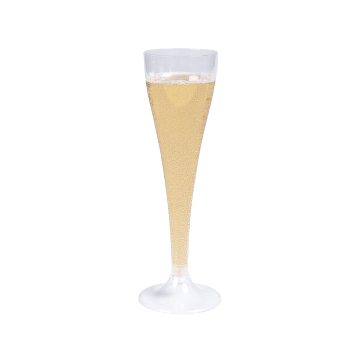 Champagneglas - Elegante Engangsglas til Fest, 10 cl, 12 stk