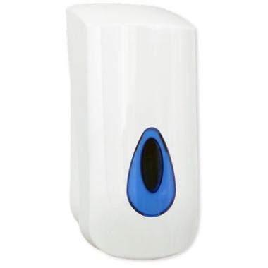 Dispenser Manuel Modular Standard 900ml Plast uden Logo Hvid til cremesæbe,1 stk