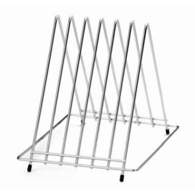 Skærebrætholder Rustfri stål til 6 Brædder max 3 cm,stk